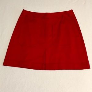 Red Loft Skirt w/ Pockets